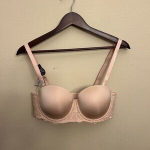 NWT Torrid Curve Multiway Lightly Lined Smooth Bra Rose Dust Size 38C